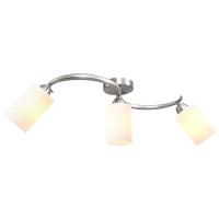 vidaXL Lámpara de techo pantallas cerámica cono blanco 3 bombillas E14 - details 2