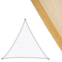 LILI HOME ⛱️ Toldo Vela Triangular - Sombra y Protección para Exteriores 🌞🏡 Disponible en 2 tamaños:  3 x 3 x 3 m / 5 x 5 x 5 m. 2 colores disponibles: Verde 🌿 y Beige 🌤️ 90% de ocultación y protección UV: Bloquea el calor y los ra - details 2