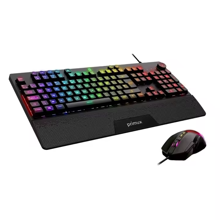 Pack TECLADO Y RATON PRIMUX IOX GAMING GT560 RGB USB - 1