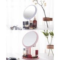 Espejo De Maquillaje Con Luz LED 3 Modos Desmontable Incluye Base De Almacenamiento Recargable Por USB Regalo Ideal - details 3