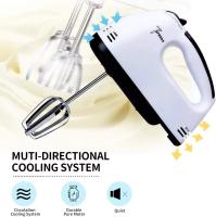 Batidora de mano eléctrica, batidora de 7 velocidades, batidora de mano con batidora y gancho para amasar, batidora de reposteria para pasteles, nata, brownies，Envio desde España. - details 0