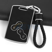 Funda De Llave De Coche TPU Para Renault Duster Captur Clio IV Logan Megane Koleos Scenic Fluence Laguna Con Llavero - details 0