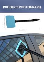 Kit De Limpieza De Ventanas De Coche Con Cepillo Herramienta De Limpieza Del Parabrisas Interior Con Mango Largo Accesorios De Auto - details 5