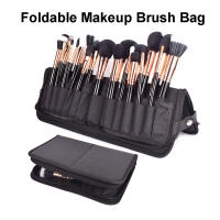 Bolsa De Maquillaje Plegable Para Viaje Con 29 Agujeros Organizador De Herramientas De Cosméticos Para Mujeres Estuche De Cosméticos Doble Capa De Nylon Impermeable - details 0