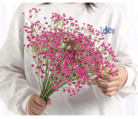3/5/10pcs Flores Artificiales De Gypsophila Para Arreglo De Bodas Decoración Del Hogar DIY Flores Falsas Para Bouquets - details 11