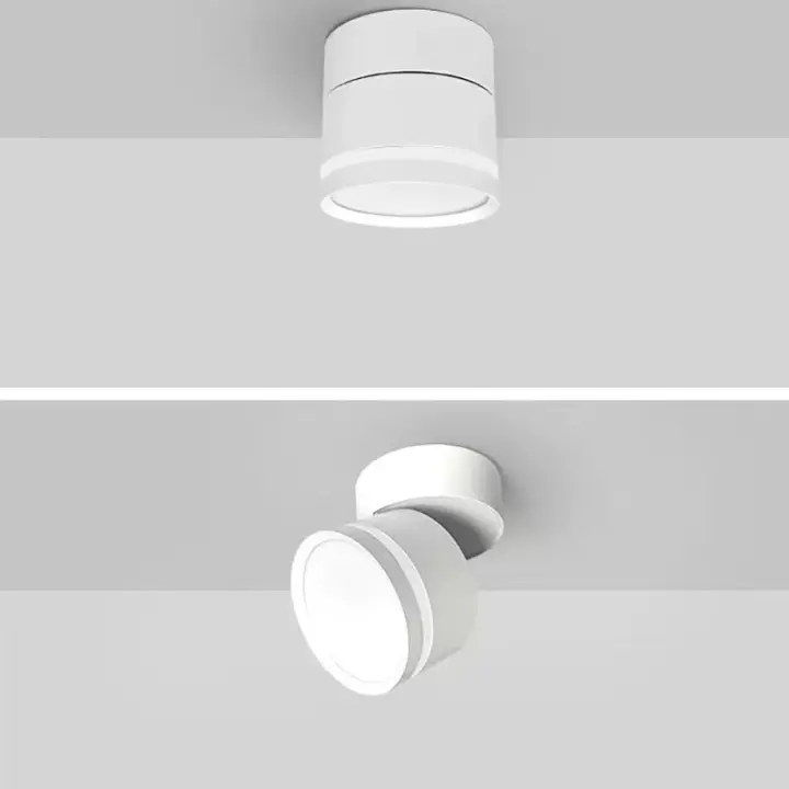 Lámpara De Techo LED Rotatable Y Ajustable 7W 10W Surface Mounted Spot Light AC220V 110V Iluminación Interior Para Foyer Material De Aluminio - 1