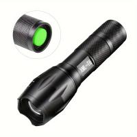 Linterna Táctica LED De Alta Potencia 5 Modos De Luz Con Zoom Portátil Impermeable Para Camping Caza Exterior Hiking Aleación De Aluminio - details 1