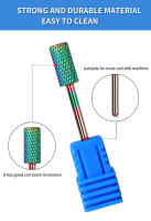 Juego De Brocas Para Uñas Y Cutículas Cerámica Diamante Carburo Para Eliminador De Acrílico Gel Manicura Para Hogar Y Salón - details 1