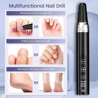 Máquina De Uñas Eléctrica Portátil 35000RPM Sin Cable Conjunto De Fresas Para Manicura Herramientas De Remoción De Esmalte De Gel - details 4
