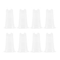 Maceta transparente de 5 pulgadas y 8 piezas para flores, maceta de orquídeas de plástico con agujeros, para plantas altas, decoración del hogar y tienda de flores - details 3