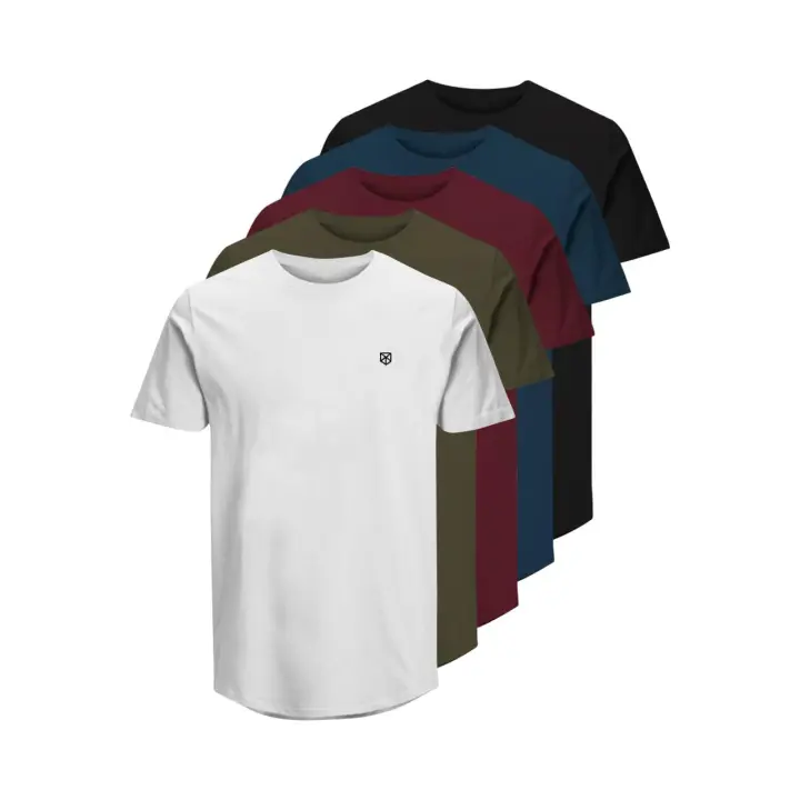 Jack & Jones Jprblabrody - Pack de 5 Camisetas de Manga Corta para Hombre - Multicolor - 12190468 - 1