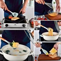 Juego de 12 Utensilios de Cocina de Silicona antiadherentes with Mango de Madera, Pala, espátula, batitores de Cuervos, Caja de almacenamiento, utensiilios Saludables para hornear, 12 piezas - Envio desde España - details 2