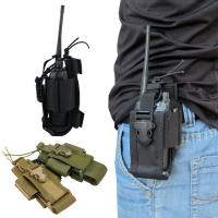 Bolsa De Almacenamiento Táctico Ajustable Para Radio Walkie Talkie Molle Funda De Nylon Para Equipo De Exterior Y Deportes - details 0