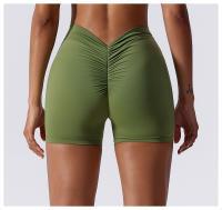 NCLAGEN Shorts De Yoga Para Mujer Cintura Alta Scrunch Levantamiento De Glúteos Cómodas Y Transpirables Para Gimnasio Y Fitness Prueba De Agachamiento Sensación De Naked Leggings - details 3