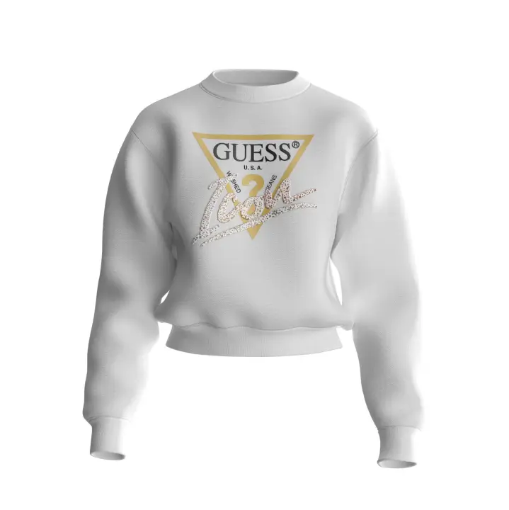 Guess Jersey Blanco W4GQ09 KB681-G011 , para Mujer - 1