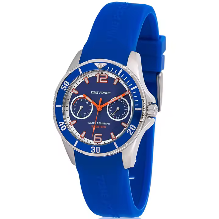 Time Force Tf4110b03  Reloj Para Para Chico Color Azul - 1