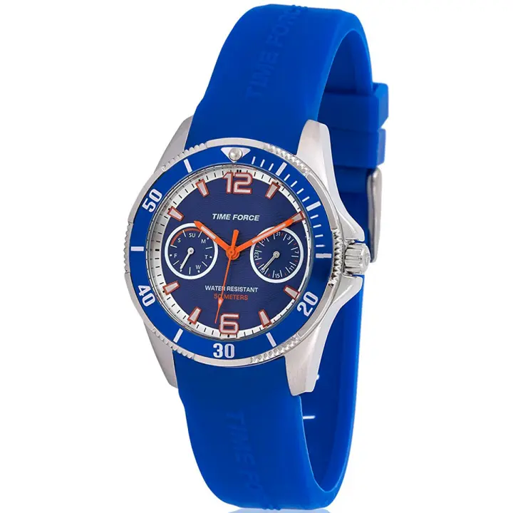 Time Force Tf4110b03  Reloj Para Para Chico Color Azul - 1