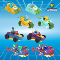 METAZELLS Scooter Drone Azul + Figura Personaje Howly + 1 Carta, Vehículo se transforma en Dron, Juguete Regalo para Niños y Niñas +3 Años - details 3