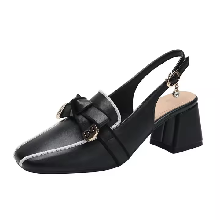 Zapatos De Mujer Otoño Cuadrado De Cuero Nuevos Moda Vintage Zapatos Largos De Mujer Piel Patentada Zapatos De Mujer Zapatos De Mujer - 1