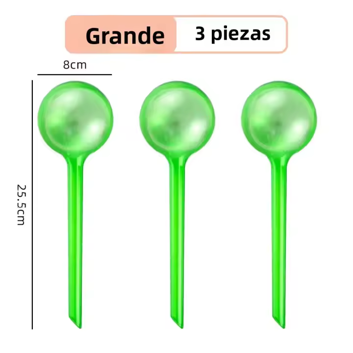 3Pc Bolas De Riego Automáticas Para Plantas Juego De Dispositivos De Riego Por Drip Sistema De Riego Self Watering Para Jardín Flores Y Plantas - 1