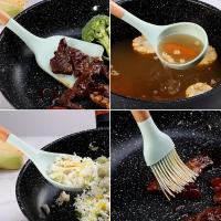 Set De Utensilios De Cocina Ecológicos De Silicona 12PCS Incluye Espátulas Cuchara Batidor Con Mango De Madera No-Artritis Para Cocina - details 8