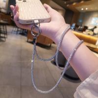 Lanyard De Teléfono Con Diamantes Brillantes Cuerda Antipérdida Para Llaves Accesorios De Teléfono Unisex Material De Poliéster - details 8