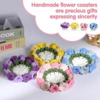 Kit De Inicio Para Tejer Con Flores BUDDUR 4Pcs Con Manual Y Algodón Herramientas Para Manualidades Hechas a Mano - details 3