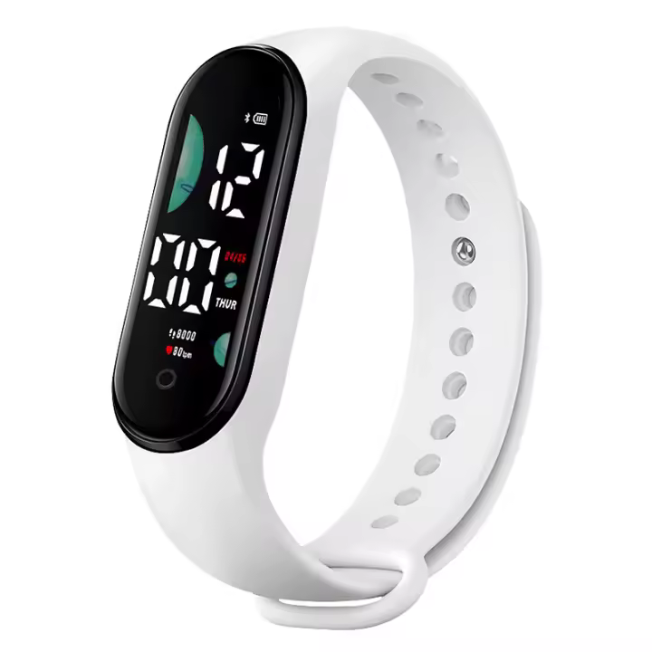 Reloj Electrónico M9 Para Hombres Y Mujeres Resistente Al Agua Con Control Táctil LED Multifuncional Deporte Pulsera Digital Unisex Para Niños - 1