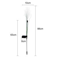 Lámpara De Jardín Solar LED Impermeable Para Exterior Decoración De Navidad Iluminación De Camino Material ABS Fuente De Energía Solar - details 5
