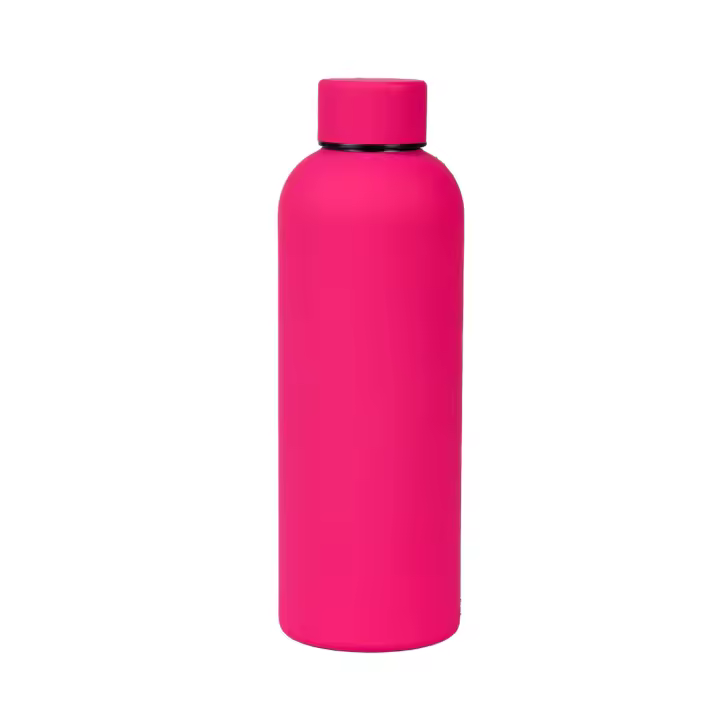 Termo Deportivo De Acero Inoxide 500/750ML With Boca Para Exterior Botella Termo With Goma Y Pintura Resistant To Agua Doble Aislamiento De Temperature Duración De 6-12 Horas - 1