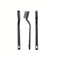 30PCS Cepillo De Hilo Mini Para Limpieza De Acero Inoxidable Con Mango Curvado Para Eliminar Escoria Y Rusticidad En Soldadura - details 2