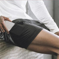 Shorts De Rendimiento Y2K Para Hombre Con Estampado De Araña 2 En 1 Deportivos Compresión Para Gimnasio Y Running Shorts Casuales De Mesh - details 6