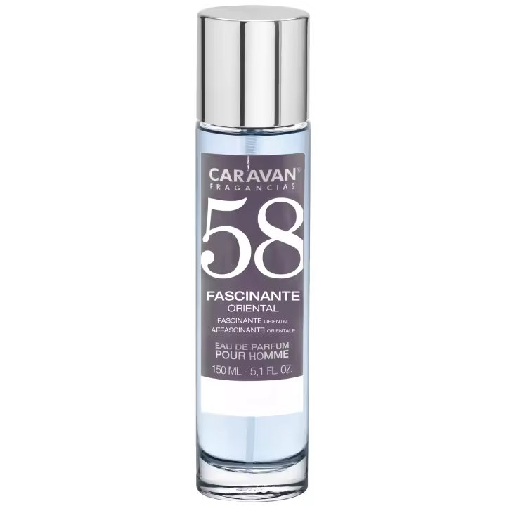 Caravan Perfume de Hombre Nº58 - 150ml. Aroma Fresco y Seductor con Notas de Cedro y Marinas - 1