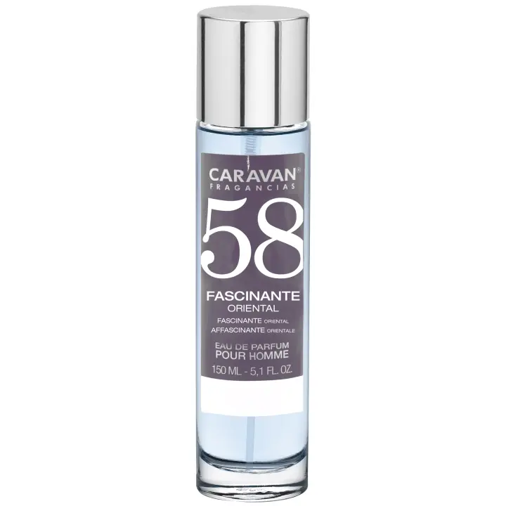 Caravan Perfume de Hombre Nº58 - 150ml. Aroma Fresco y Seductor con Notas de Cedro y Marinas - 1