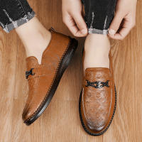 Zapatos De Cuero De Alta Calidad Para Hombre Loafers Italianos De Lujo Casual Transpirables Zapatos De Vestir Slip-on Para Conducir - details 28