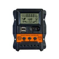 Controlador De Carga Solar Dual USB Con Pantalla LCD 30A-10A 12V/24V Para Panel Solar Y Batería Regulador De Energía - details 6