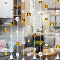 Cortina De Perlas De Vidrio Cristal Para Sala De Estar Y Dormitorio Decoración De Fiesta Y Boda Cortina De Perlas De Vidrio Para Puerta - details 2