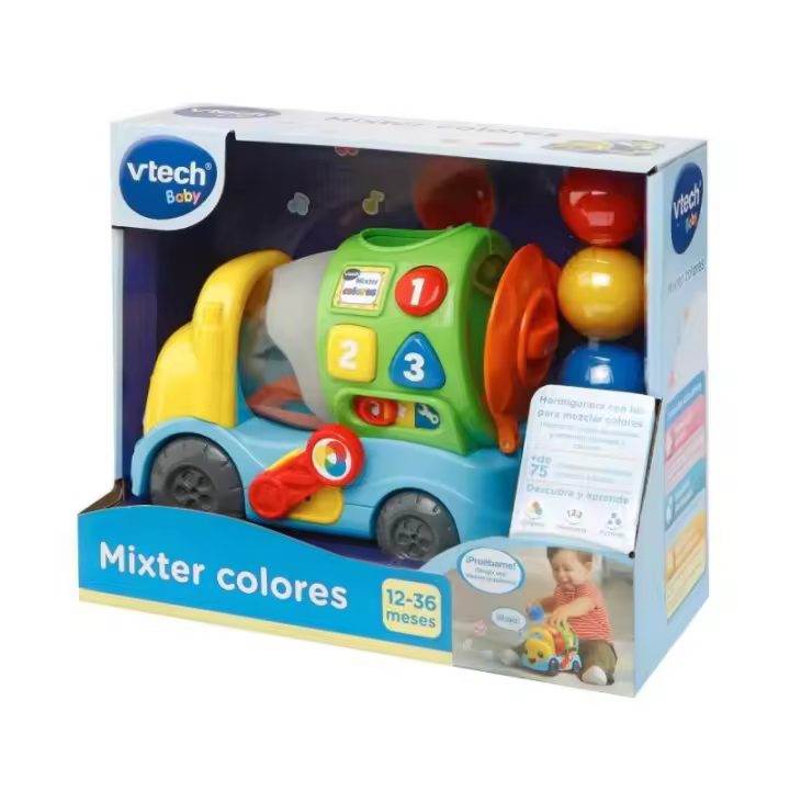 Camión Hormigonera Educativa y Luminosa Vtech - 1
