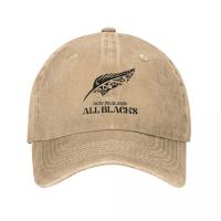 Gorras De Béisbol Unisex Vintage Desgastadas Australia Nueva Zelanda All Blacks Rugby Protección Solar Adecuadas Para Todas Las Estaciones Gorras De Verano Casual Talla Única - details 0