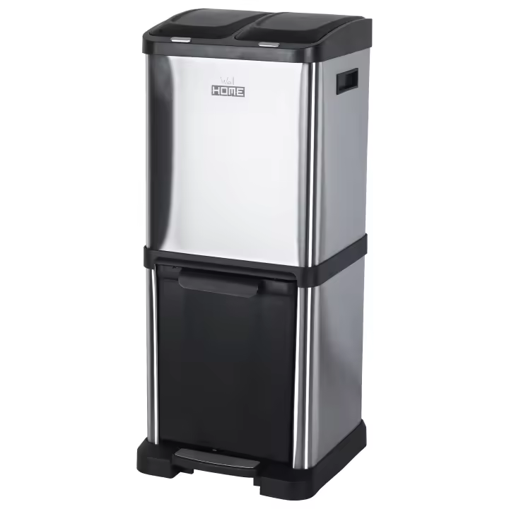 Cubo de Reciclaje Ecológico Prosperplast 32L 3 Compartimentos - 1
