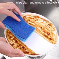 Paño De Limpieza Tríptico De Esponja Y Algodón De Madera Para Cocina Limpieza De Platos Y Ollas Herramienta De Limpieza Ambientalmente Amigable - details 7