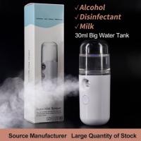 Pulverizador facial portátil, vaporizador facial mini, recargable por USB, para hidratar la piel del rostro, aerosoles y brumas blancas - details 2