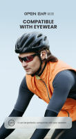 Auriculares De Conducción Ósea EASYBUDS Bluetooth Impermeables Para Deporte Y Ciclismo Con Micrófono Wireless Abiertos Para Correr - details 6