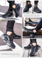 Zapatos De Seguridad Para Hombre Antideslizantes Con Punta De Acero Protección Contra Punciones Ligeros Y Transpirables Zapatillas De Trabajo Para Mujer - details 13