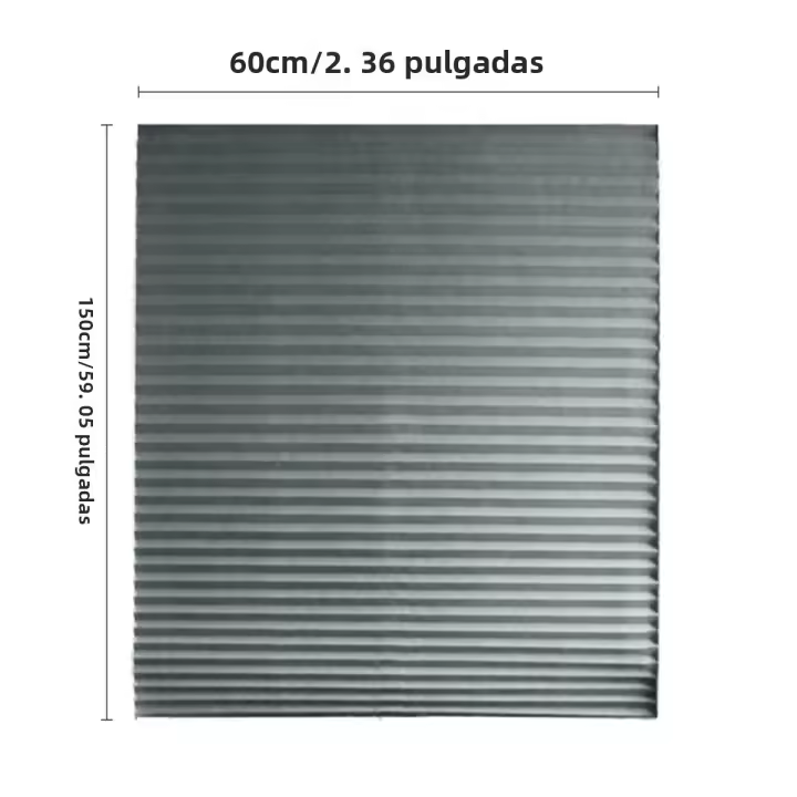 Cortinas De Blackout Sin Cuerda Cortinas De Tela Pliegada Para Privacidad Y Filtración De Luz Para Baño Oficina Estilo Clásico - 1