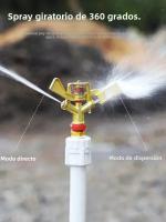 Riega 360 ° Automático Jardín Suelo Metal Swing Arm 6 Puntos Riega Agro Irrigación Drip Juego De Jardinería - details 3