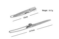 Cuchara De Acero Inoxidable Plegable Para Camping Y Cocina Al Aire Libre Ultra-Ligera Con Forks Y Cucharas 1-10PCS - details 9