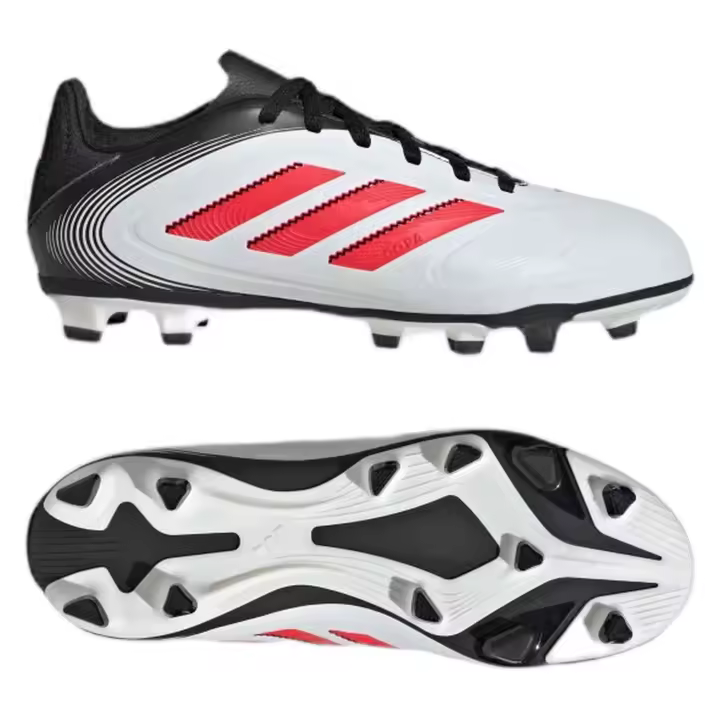 Botas de Futbol Adidas Pure Iii Club para niños unisex en color blanco - 1