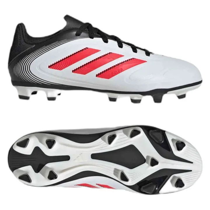 Botas de Futbol Adidas Pure Iii Club para niños unisex en color blanco - 1