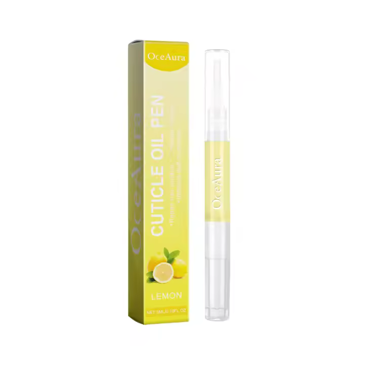 Aceite para Tratamiento de Uñas Oceaura Lemon: Hidratación, Reparación y Nutrición. Solución para el Cuidado y el Pulido de Uñas. - 1